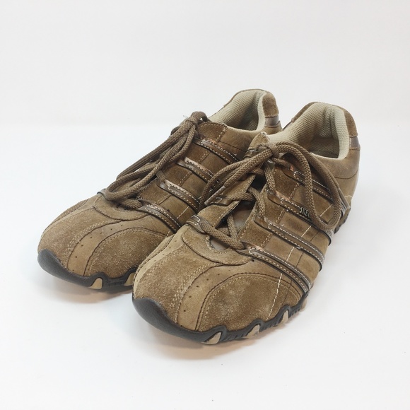 skechers women's suede shoes